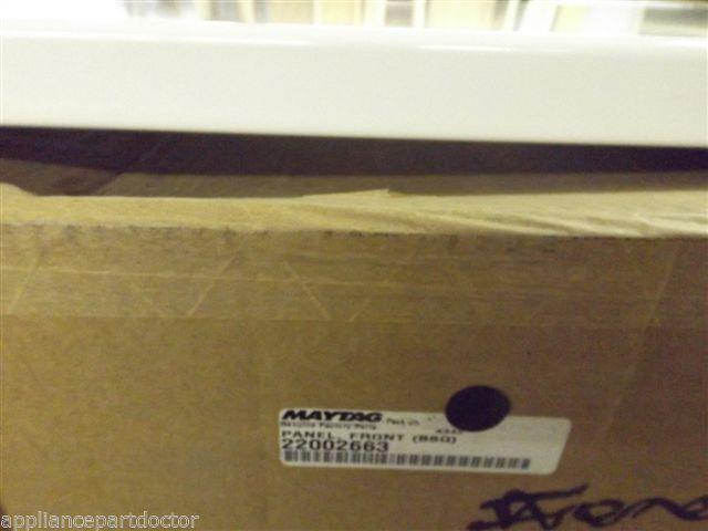 Maytag Commercial Washer 22002663 Panel, Front (bsq) NEW IN BOX Maytag Commercial Washer 22002663 Panel, Front (bsq) NEW IN BOX